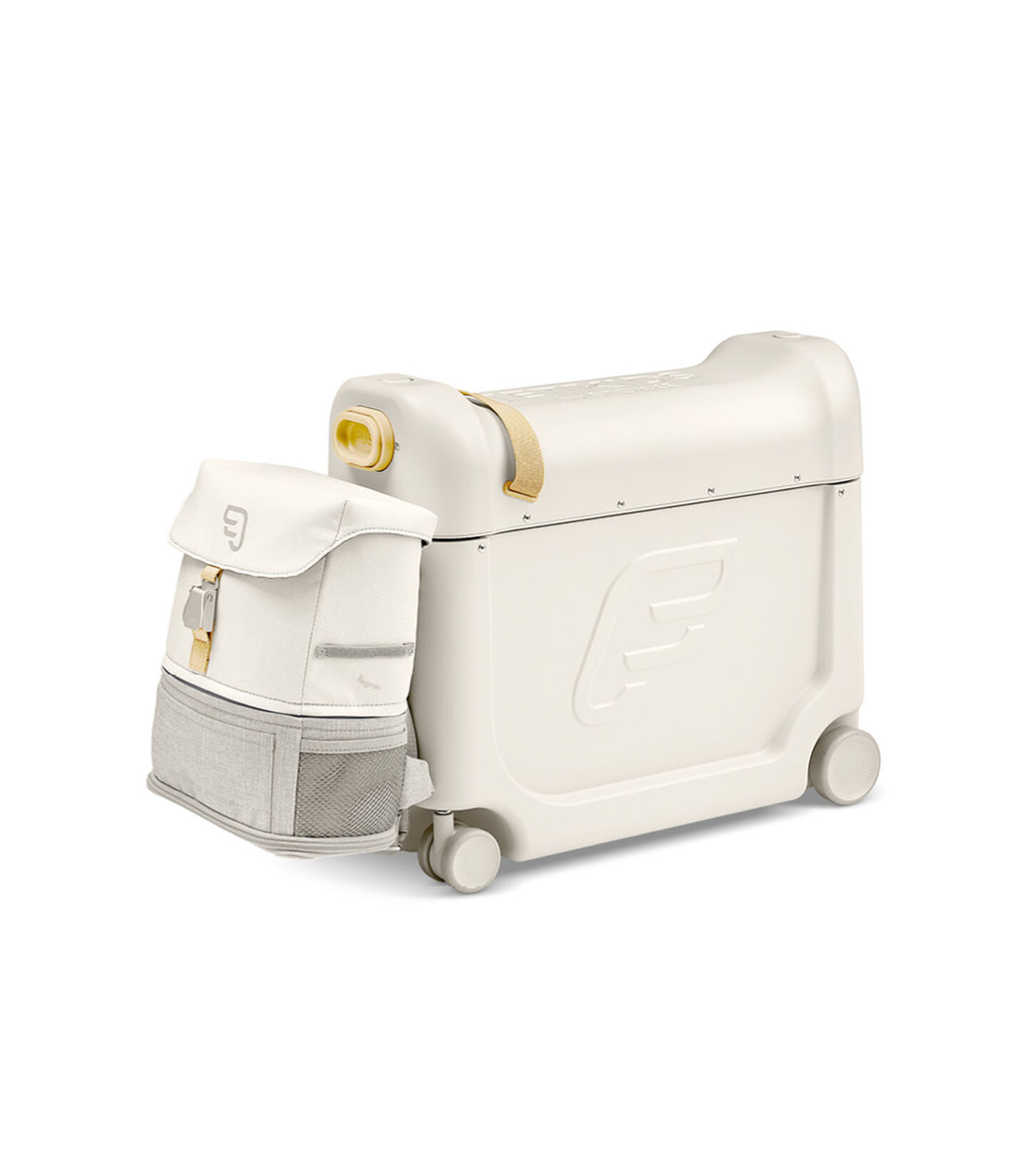 JetKids™ by Stokke® Crew BackPack on BedBox V3, Full Moon White. Bundle. view 3