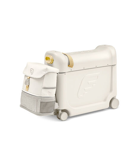 JetKids™ by Stokke® Crew BackPack on BedBox V3, Full Moon White. Bundle. view 3