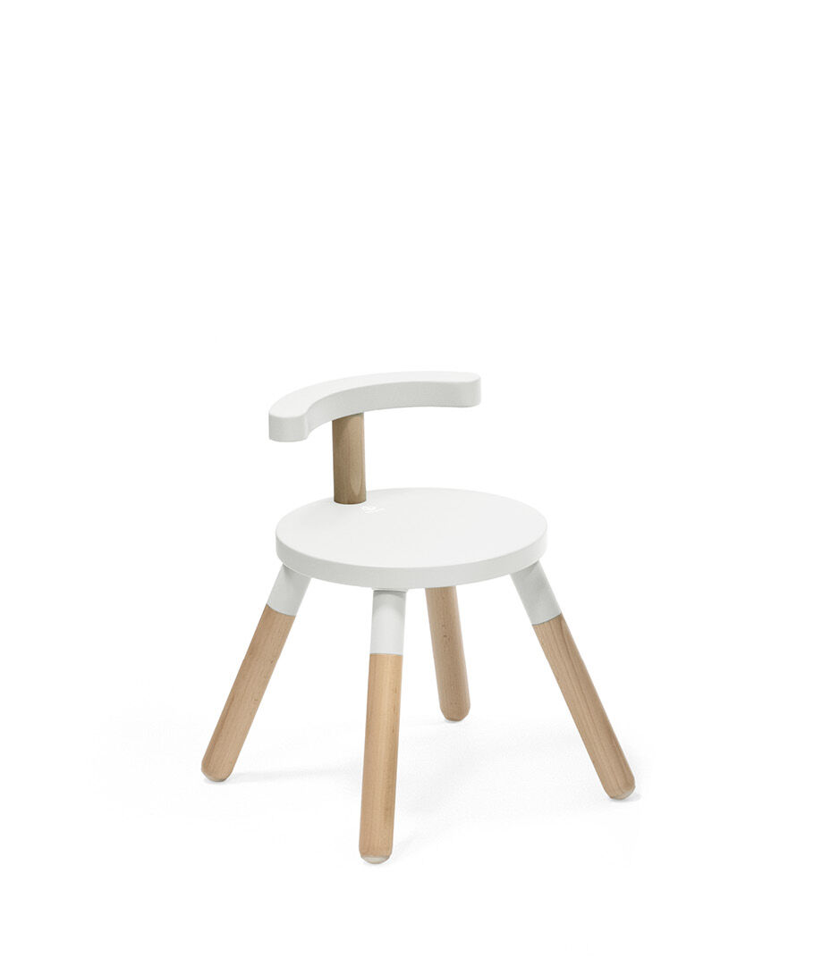 Stokke® MuTable™ Chair White with Leg Extension.