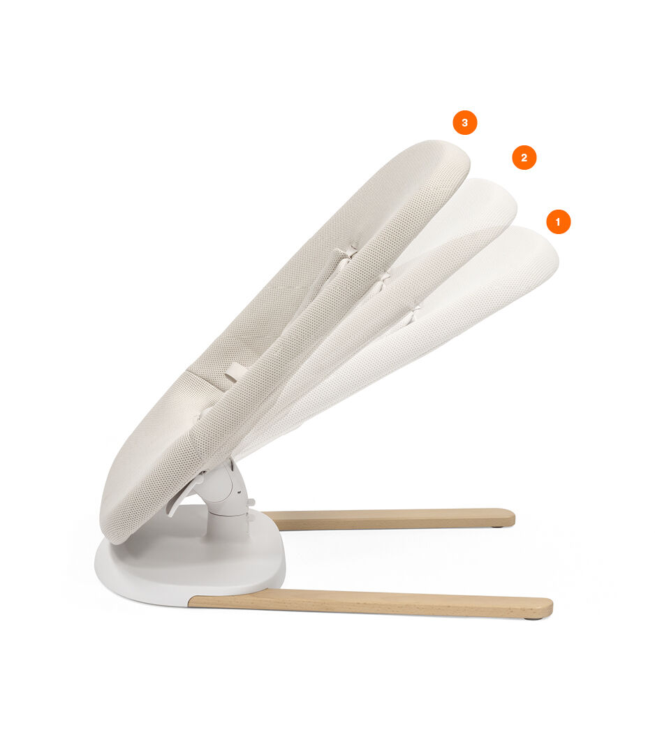 Stokke® Yoga™ Baby Bouncer & Swing, Light Sand, mainview galery image 5