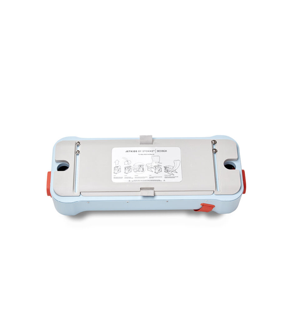 JetKids by Stokke® RideBox Blue Sky. Lid with extendable plate. galery image 1