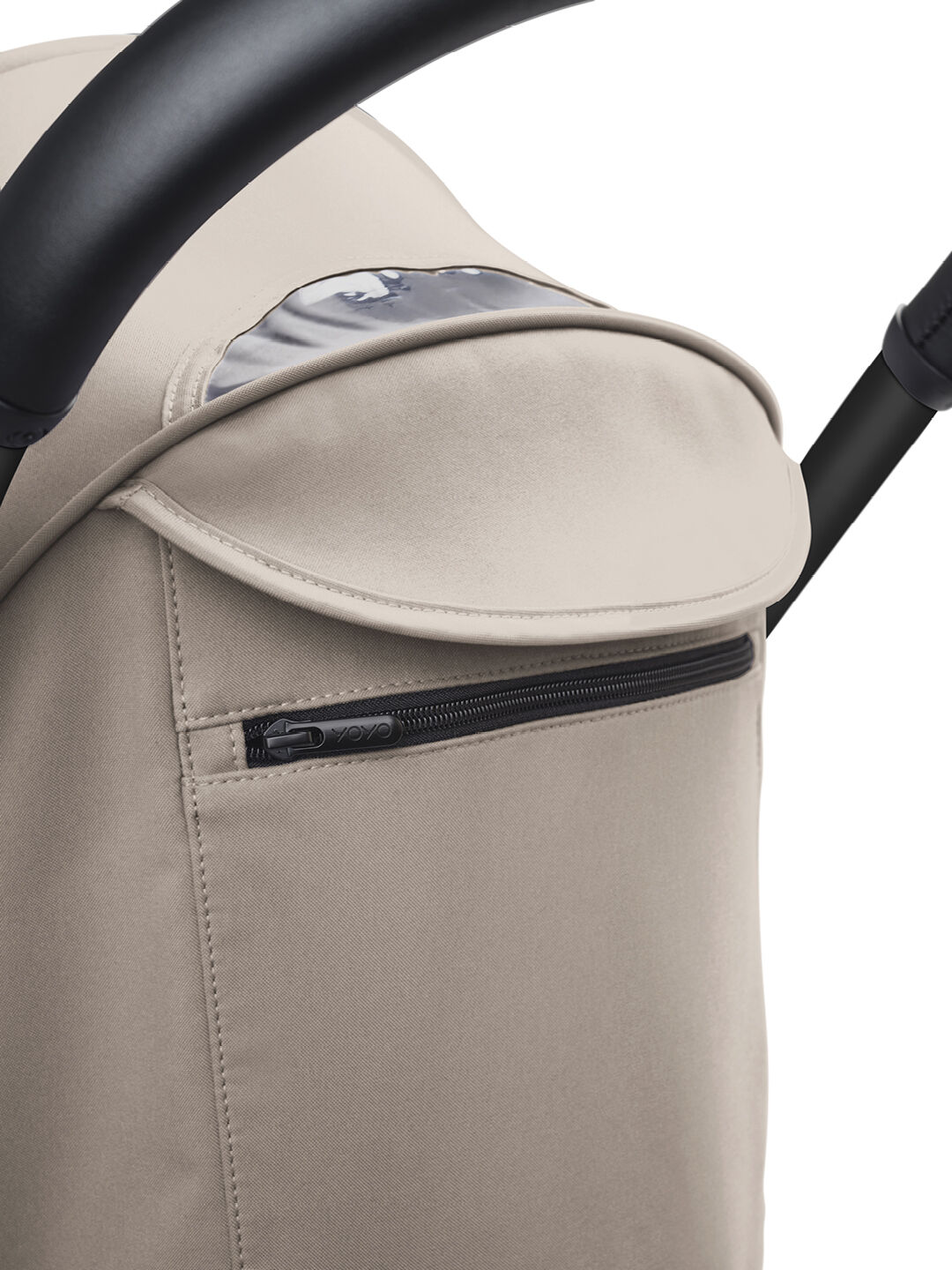 Stokke® YOYO³ stroller from 6 months, Taupe with Black Frame, mainview galery image 9