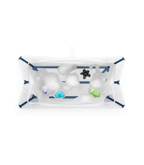Stokke® Flexi Bath ® Large White Aqua, Transparent bleu, mainview view 3