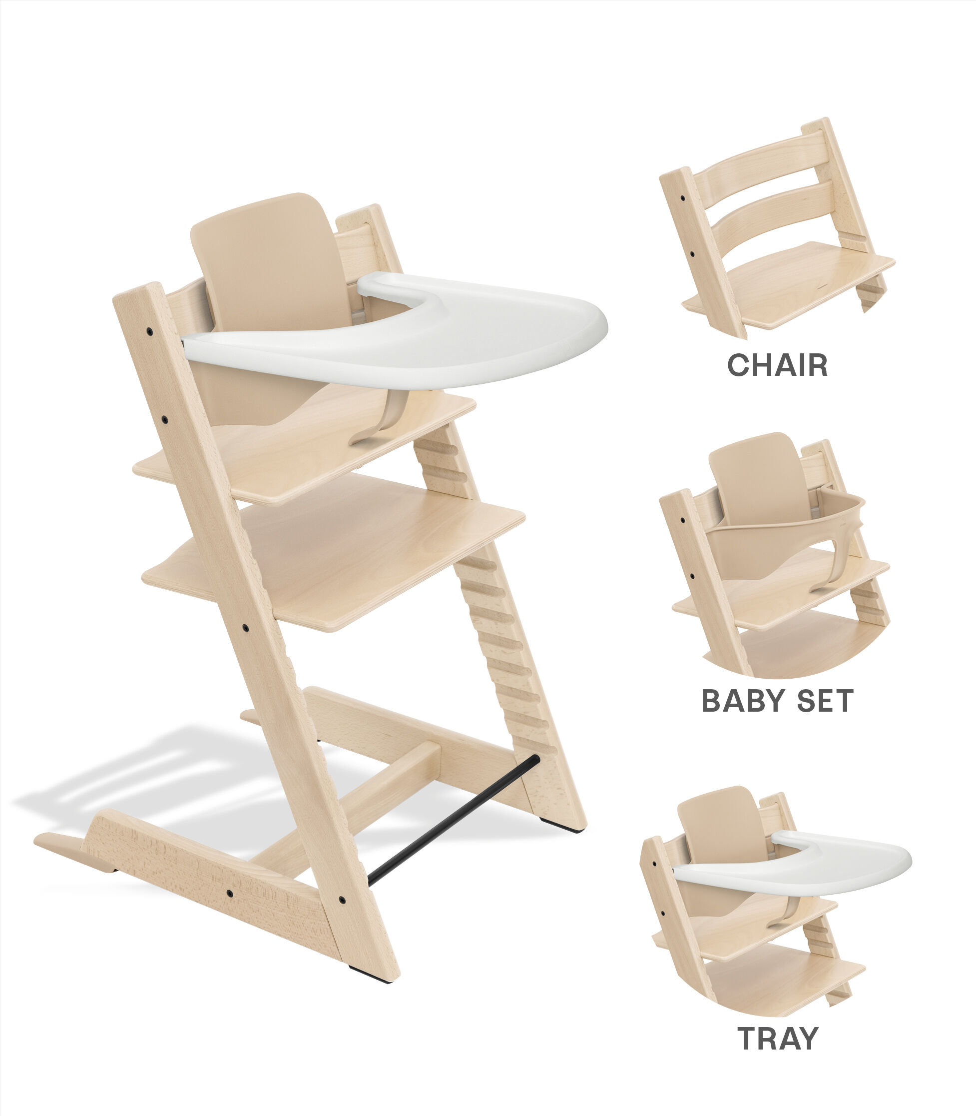 Tripp Trapp® High Chair Bundle + Stokke® Tray, , mainview galery image 9