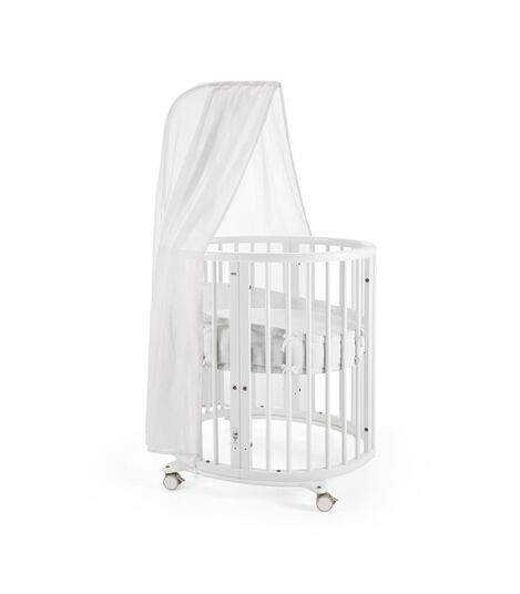 Stokke® Sleepi™. Mint, with Canopy and Bumper. view 2