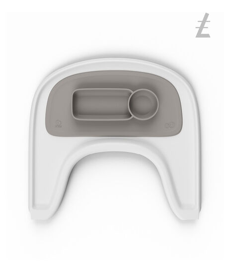 ezpz™ by Stokke™ placemat for Stokke® Tray Soft Grey, Grigio Soft, mainview view 3