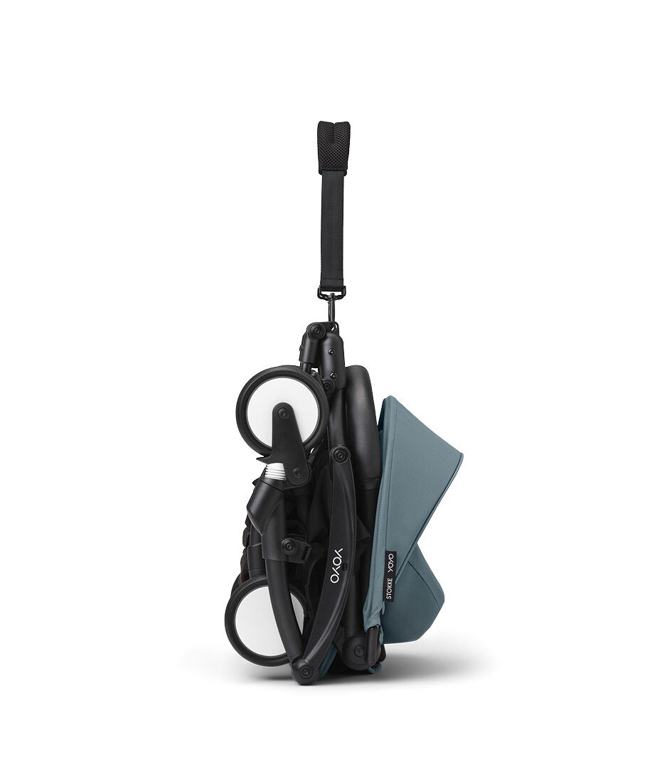 Stokke® YOYO³ stroller from 6 months, Aqua with Black Frame, mainview 圖庫圖像 3