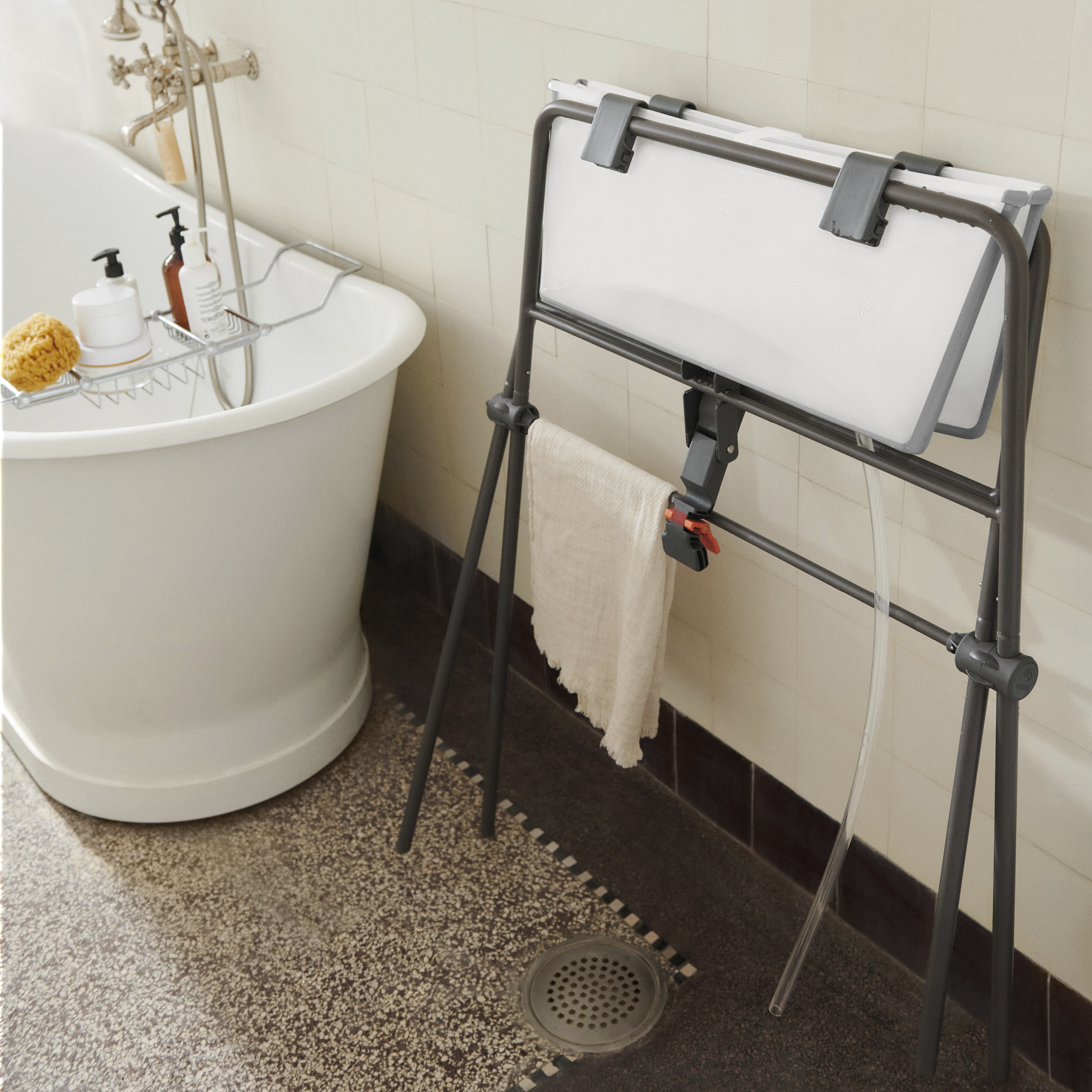 Stokke® Flexi Bath® - 折叠式浴盆, 白色, mainview 图库图像 7