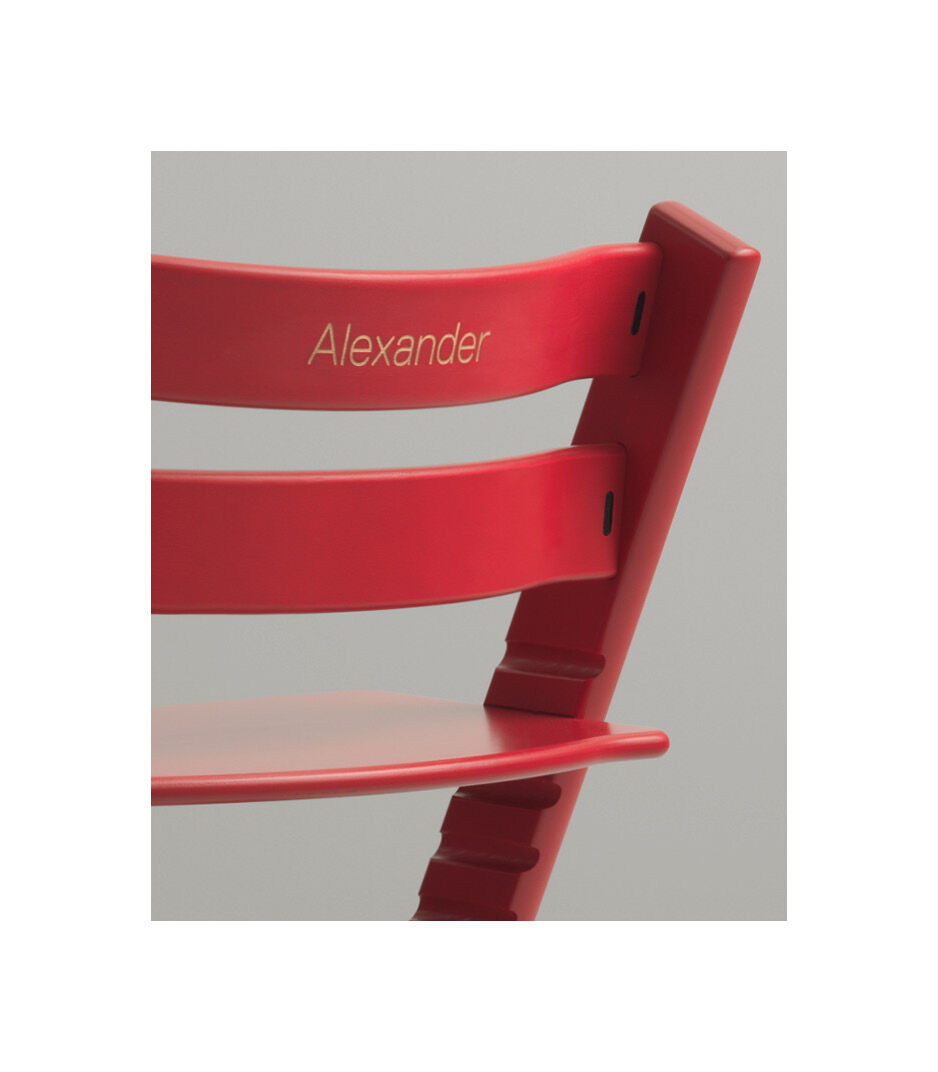 Tripp Trapp® Chair with engraving. Red.