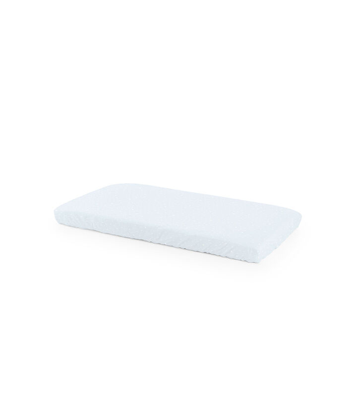 Stokke® Home™ Bed Fit Sheet Blue Sea, Bleu océan, mainview view 1