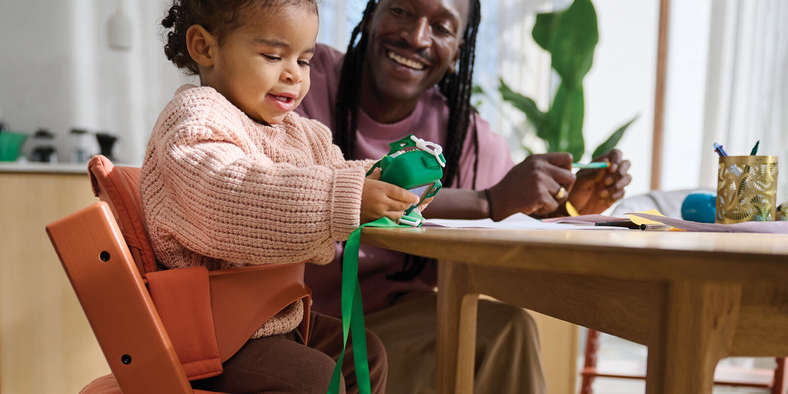 STOKKE ストッケ トリップトラップ ブラウン ベビーセット シリアル4 ストッケ(STOKKE)｜トリップトラップ｜チェア＆ベビーセット