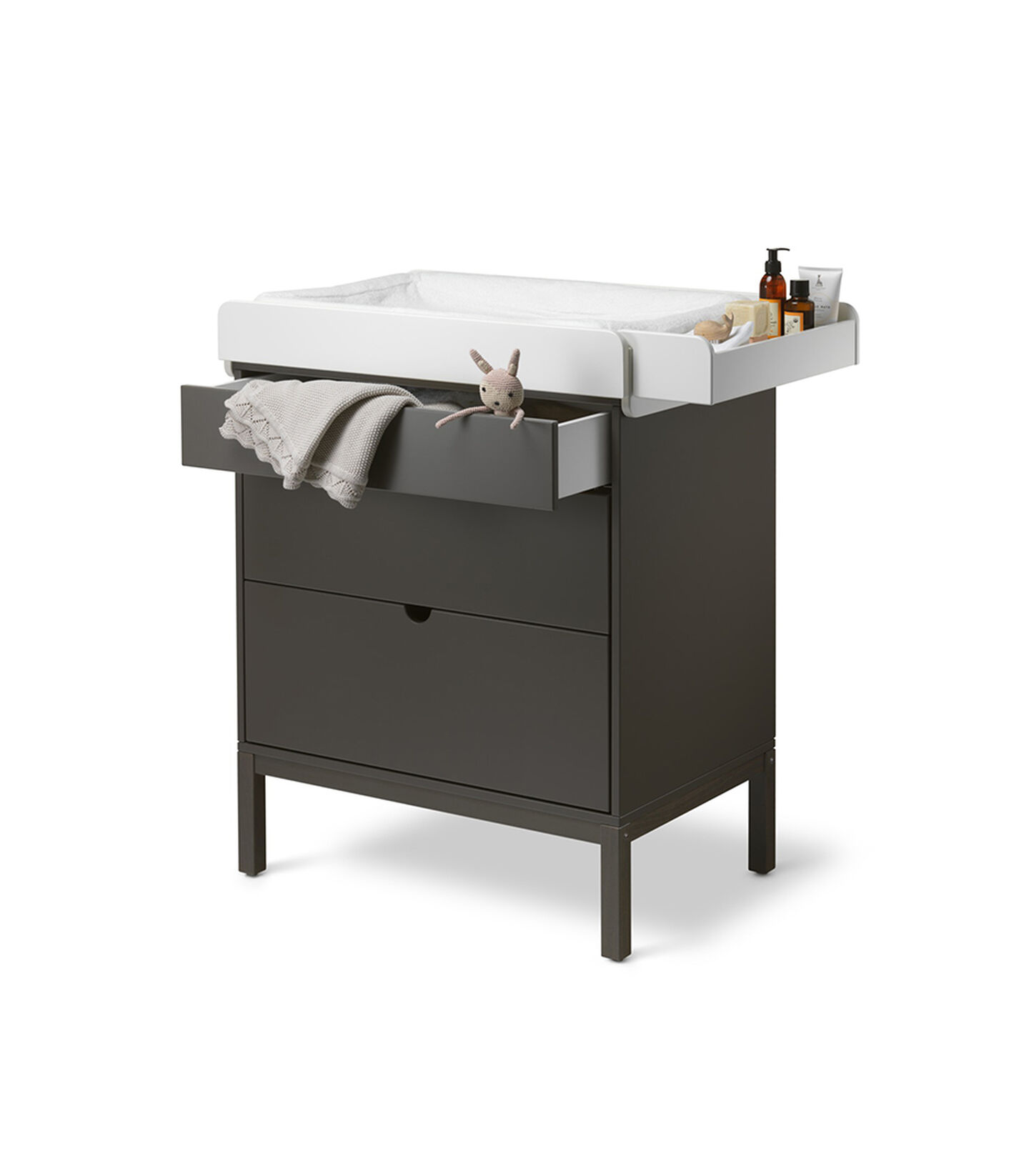 Stokke® Home™ Dresser, Hazy Grey. With Changer. view 5