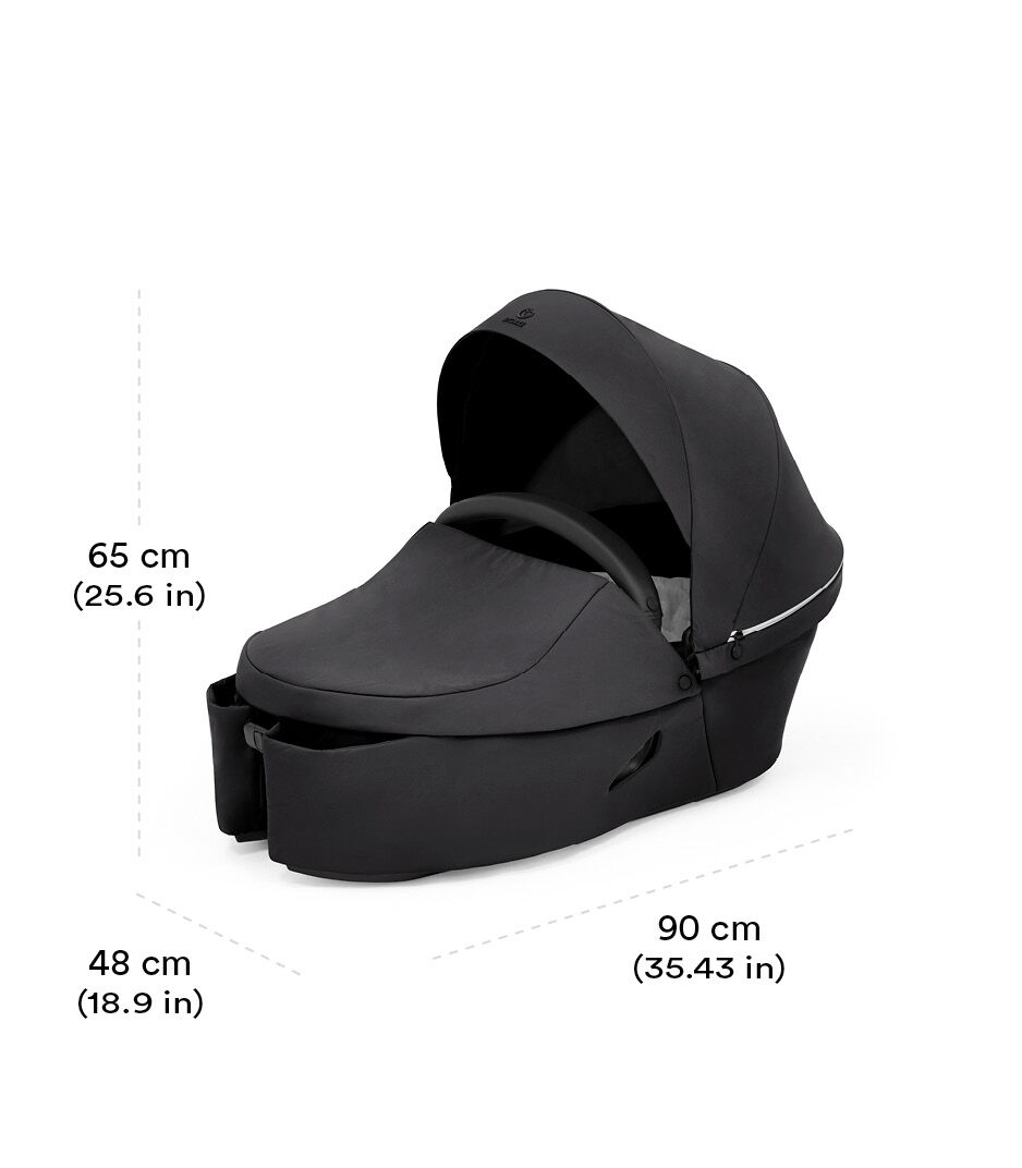 Stokke® Xplory® X Carry Cot Rich Black view 1