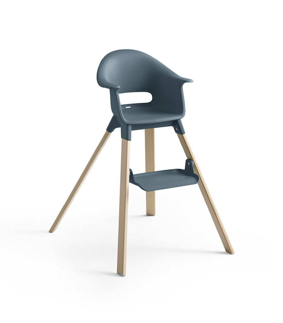 Stokke® Clikk™ High Chair Natural and Fjord Blue galery image 5