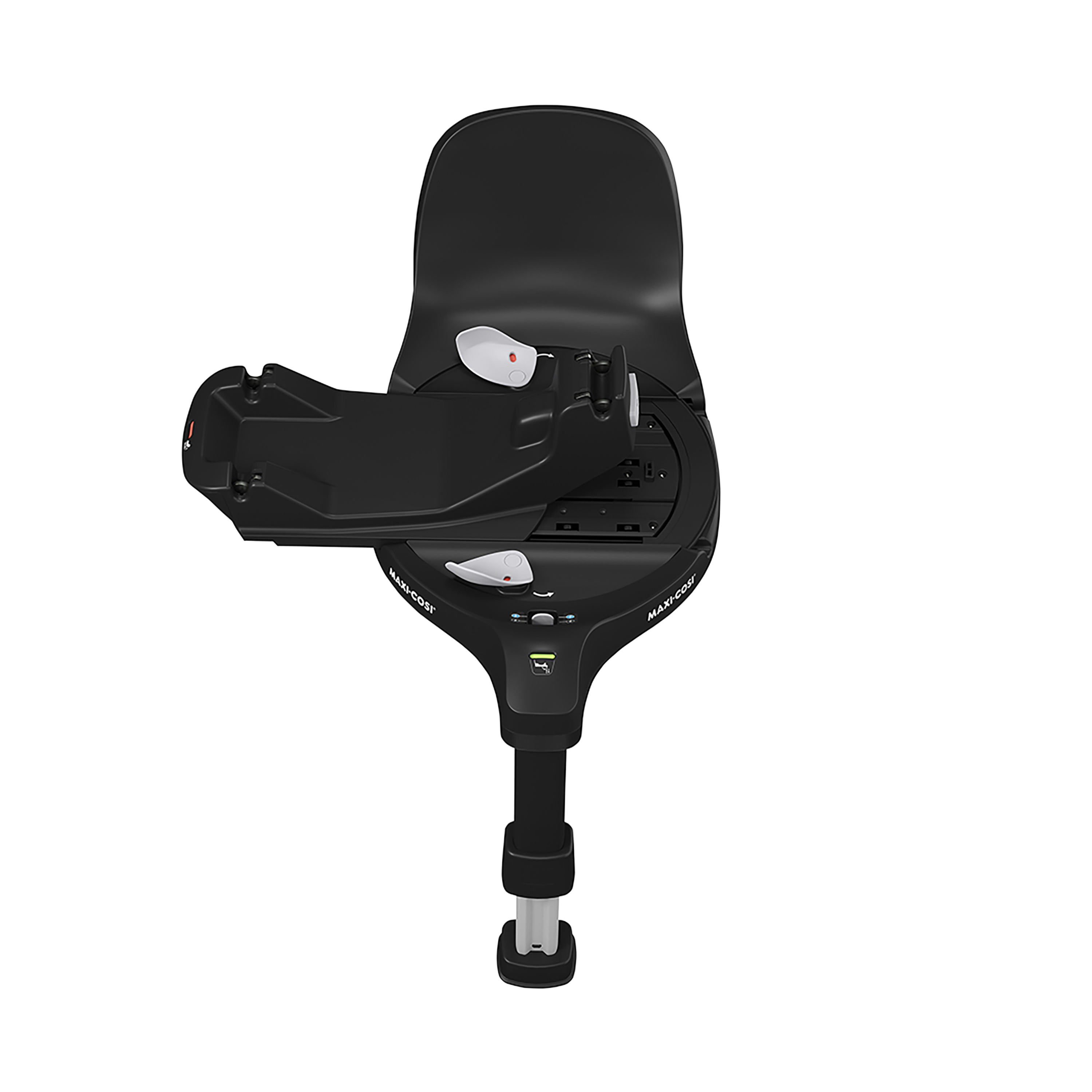 maxicosi carseat carseataccessory familyfix360pro black lateralslideout top withotherproduct pebble360pro pearl360pro isofix isize group0+ infant baby group1 toddler
 galery image 6