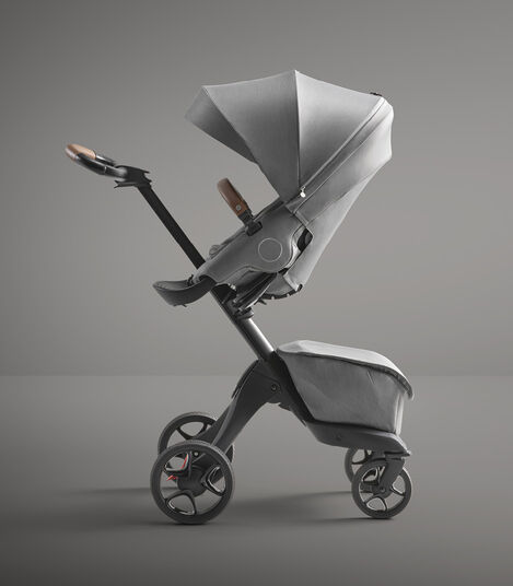 Stokke® Xplory® X Modern Grey Stroller with Seat Parent Facing view 6