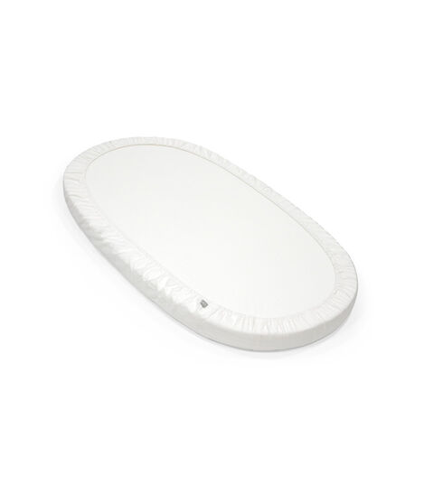 Stokke® Sleepi™ Bed Fitted Sheet V3 White, White, mainview view 2
