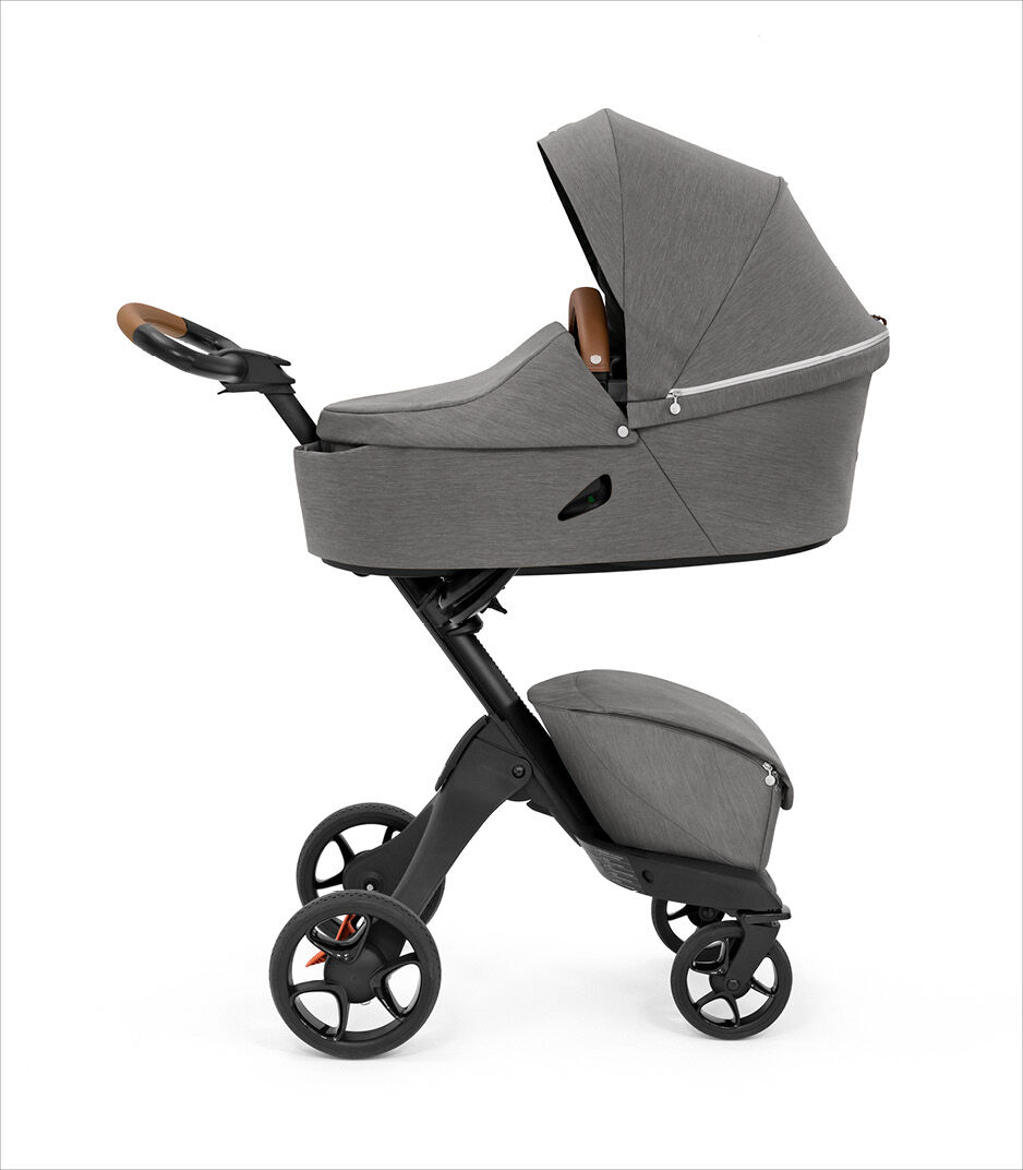 Stokke® Xplory® X Modern Grey Stroller with Carry Cot. galery image 2