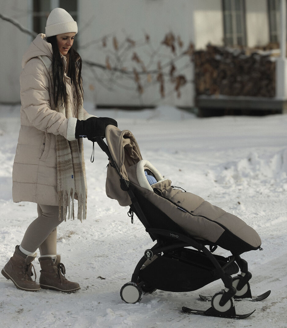 Stokke® YOYO® skis, Black, mainview