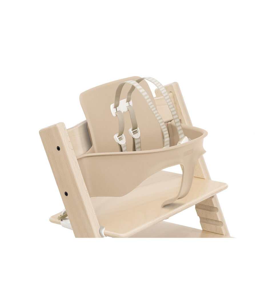 Tripp Trapp® High Chair Natural, with Baby Set and Harness. Global version.