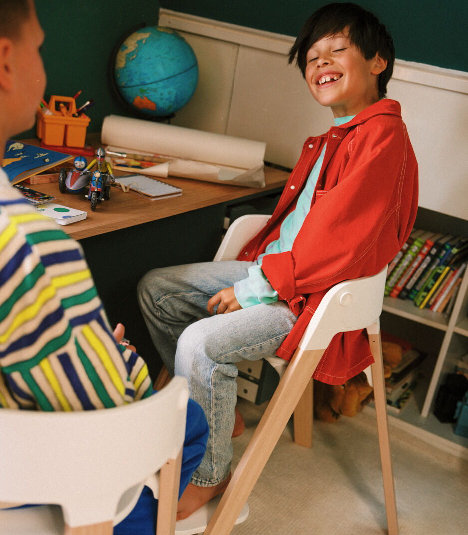 ストッケ ステップス ハイチェア 3 in 1, ホワイト/ナチュラル, mainview イメージギャラリー 7