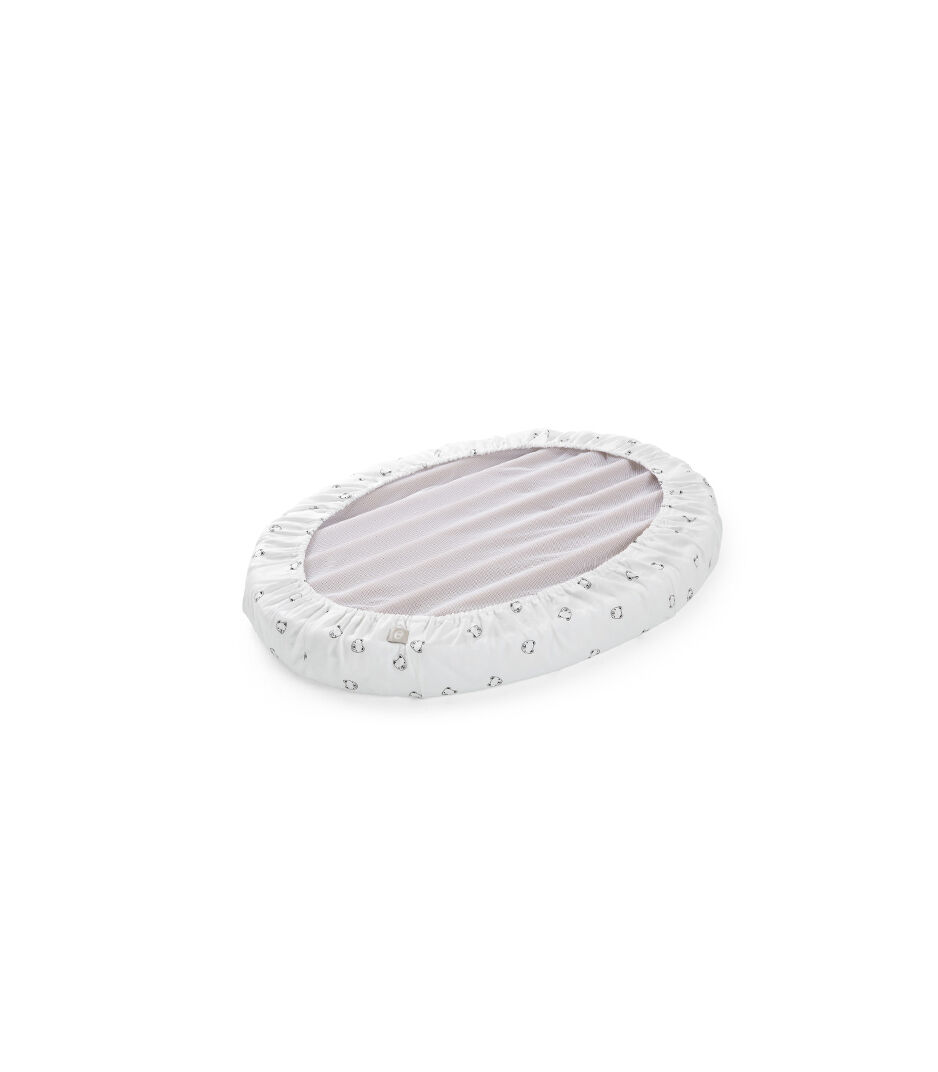 stokke sleepi mini fitted sheet monochrome bear stokke mini fitted sheet