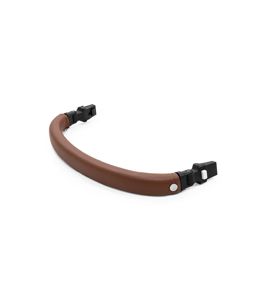 Stokke&reg; Stroller Seat handle, Leatherette Brown. Sparepart.