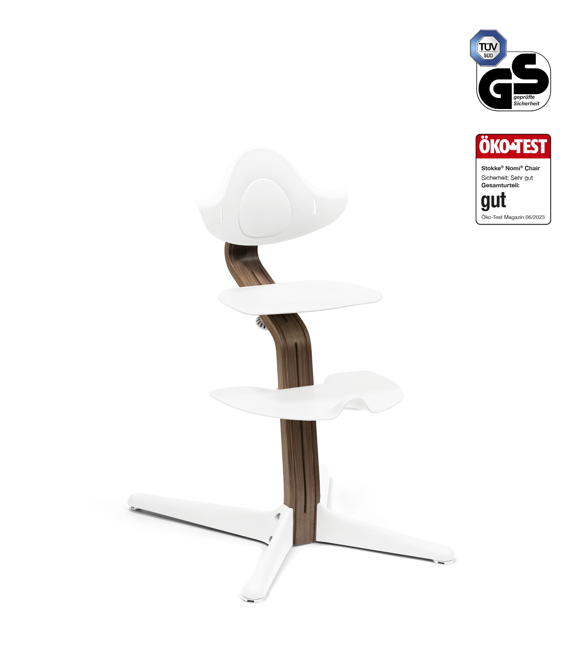 Stokke® Nomi® Stol, White, mainview billedgalleri 1