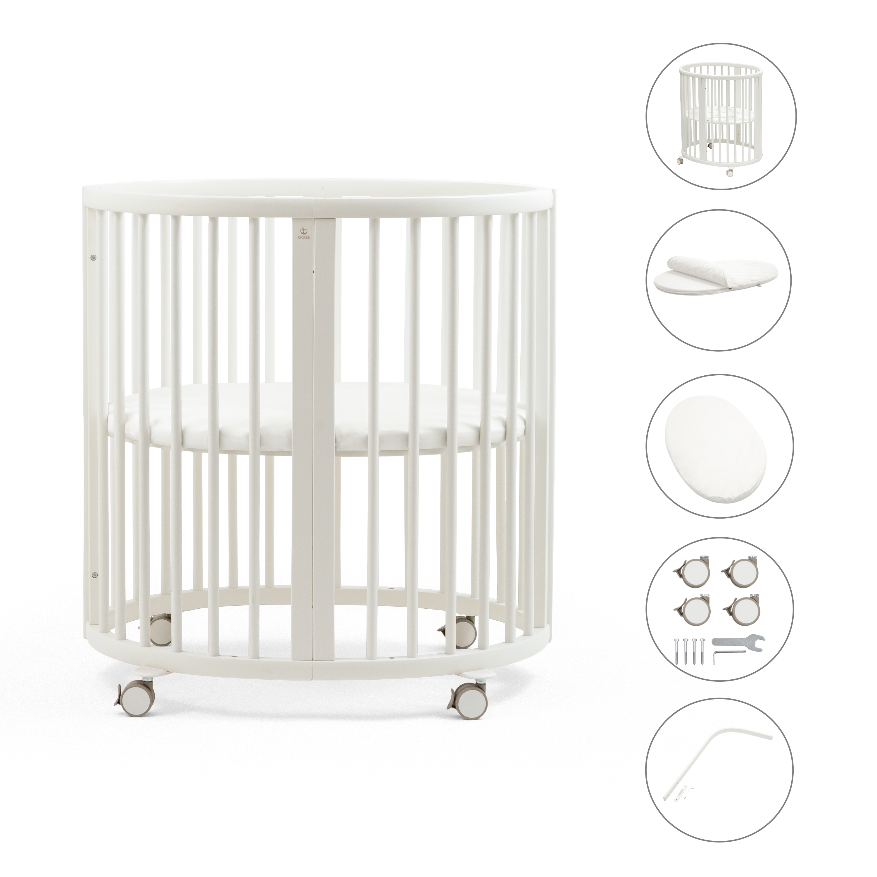 Stokke® Sleepi™ Mini Crib: The Perfect Convertible Crib for Your