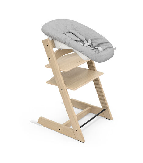 Tripp Trapp® chair Oak Natural, with Newborn Set, Active. view 7