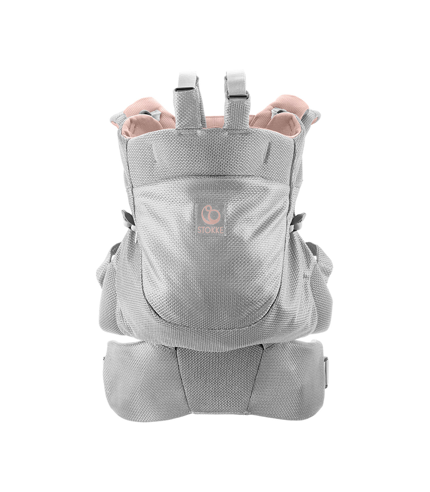 Stokke® MyCarrier™ Rugdrager Pink Mesh, Pink Mesh, mainview view 1