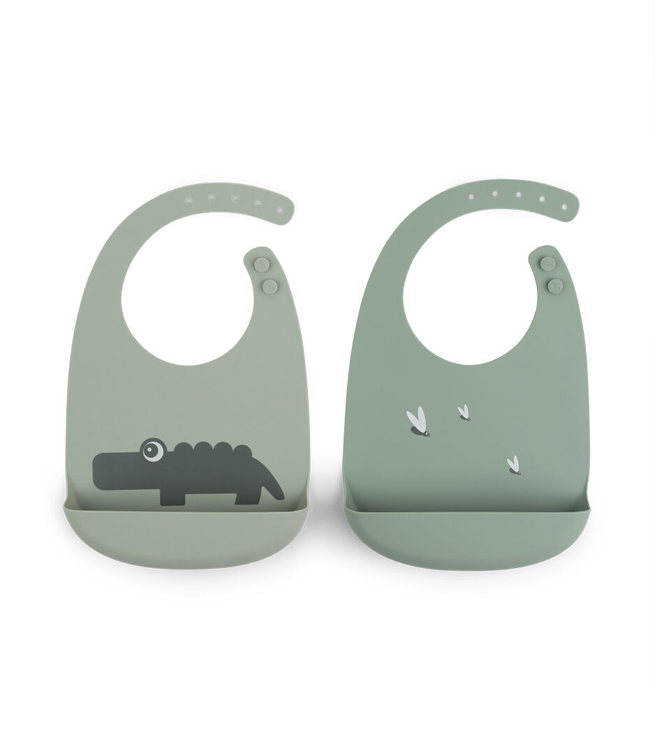Done by Deer™ Silikonehagesmæk 2-pak Croco - Green, Croco Green, mainview