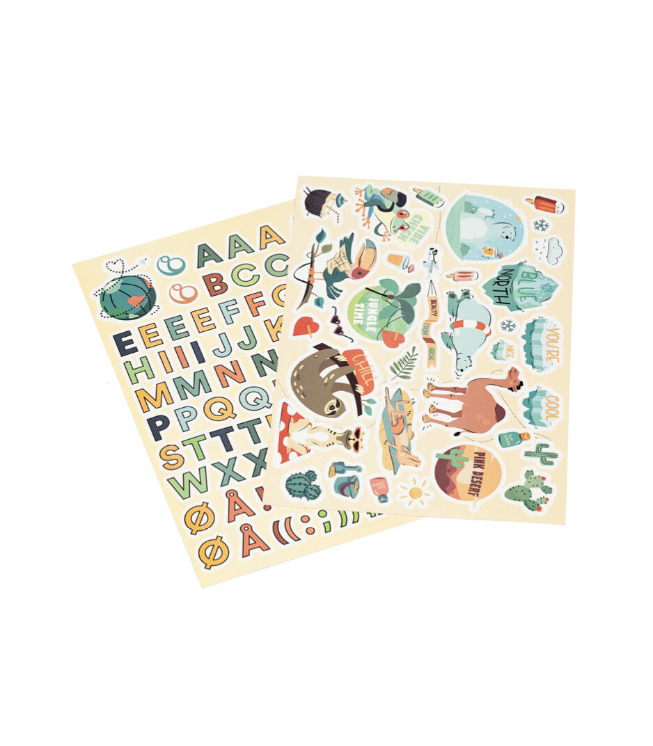 Stokke® JetKids™ BedBox™ V4. Animals sticker set. galery image 8