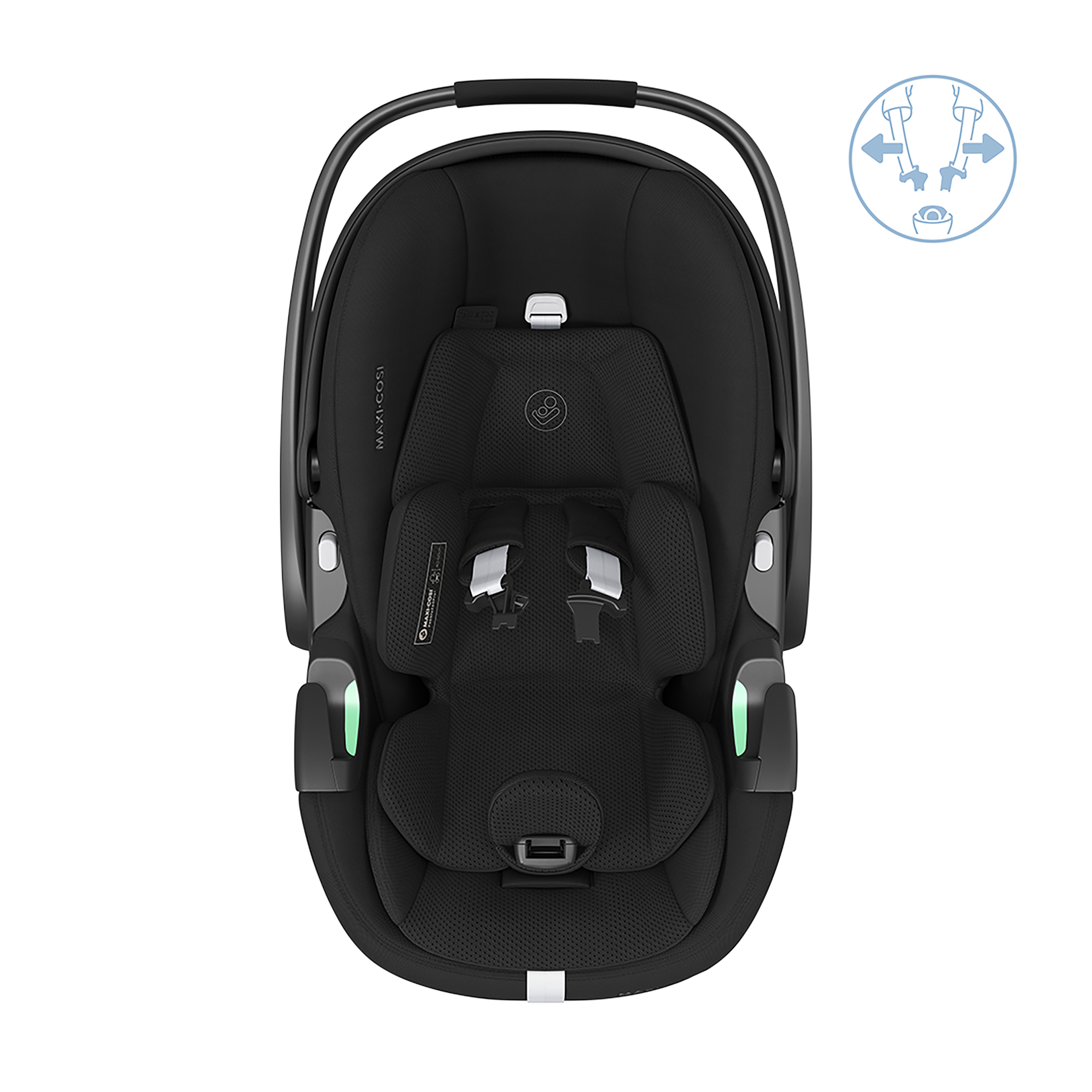 Maxi-Cosi® Pebble 360 Pro² Araba Koltuğu, Twillic Black, mainview Galeri görseli 5