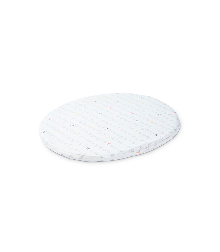 Stokke® Sleepi™ Mini Fitted Sheet by Pehr V2, Rainbow Alphabet Lines, mainview view 60