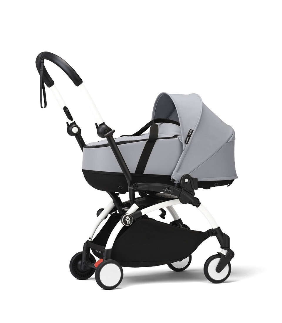 Poussette Stokke YOYO3 Avec Nacelle Nouveau-né + Pack Couleur 6+ - Ultra-légère, Pliable En 1 Sec, Compatible Avion