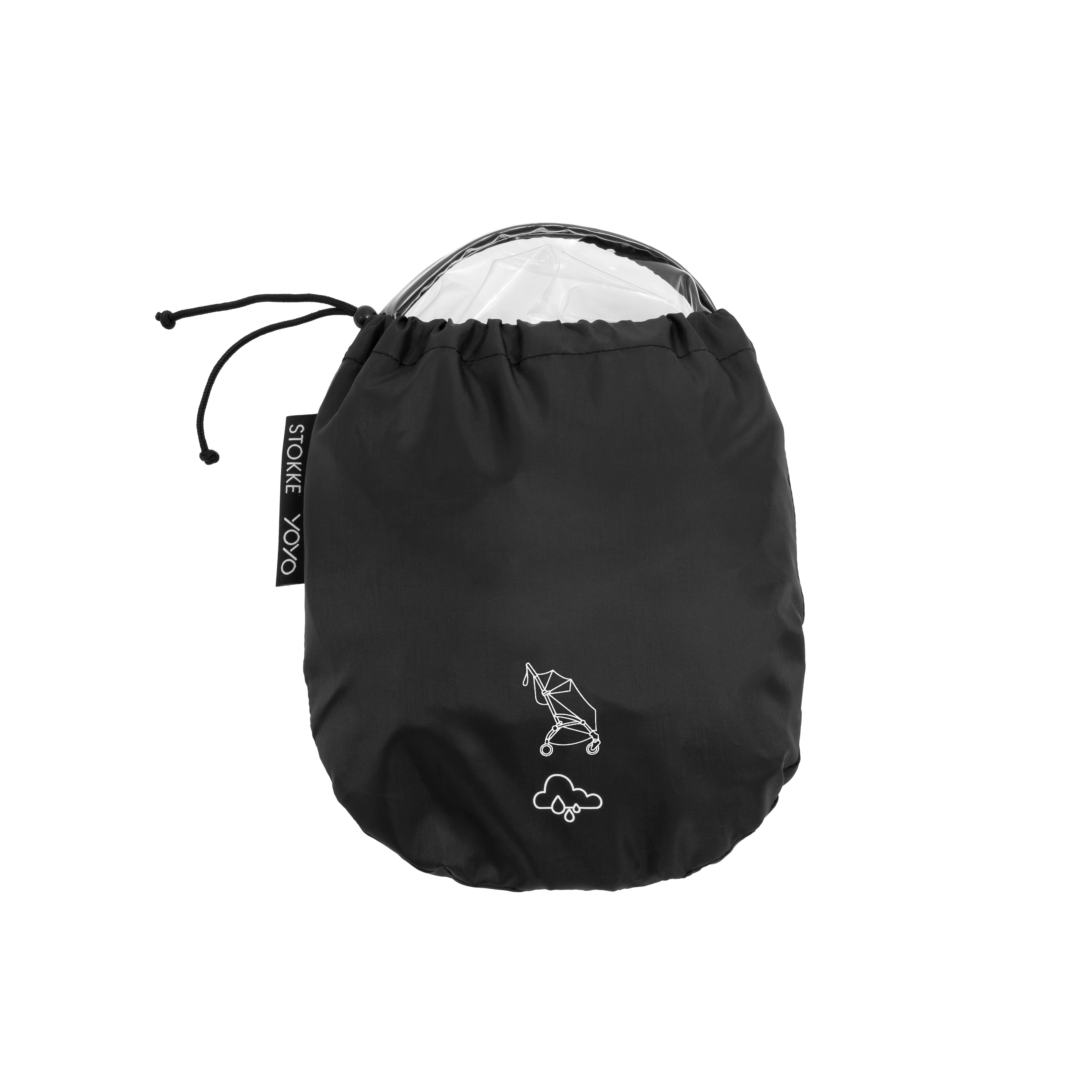 Protection pluie pour nacelle YOYO®, Noir, mainview Image de la galerie 3