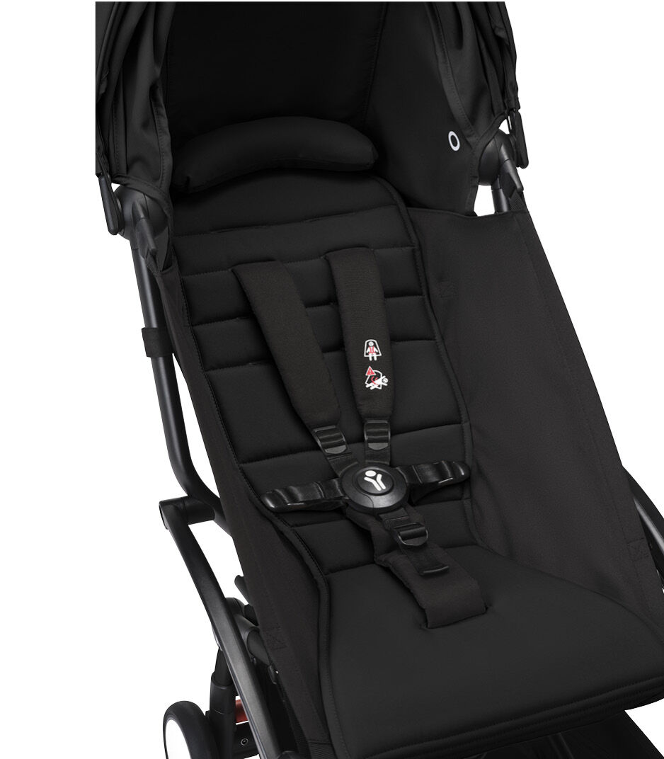Stokke® YOYO³ stroller from 6 months, Black with Black Frame, mainview galery image 10