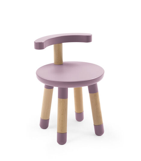 Stokke™ MuTable™ Chair Mauve with leg extension. view 2