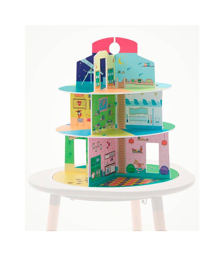 Stokke™ Mutable™ DOLLhouse, angle 3. Accessories.