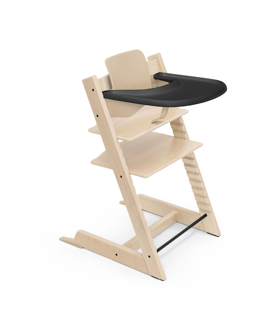 Tripp Trapp® high chair Natural, with Baby Set. Stokke® Tray Black. galery image 32