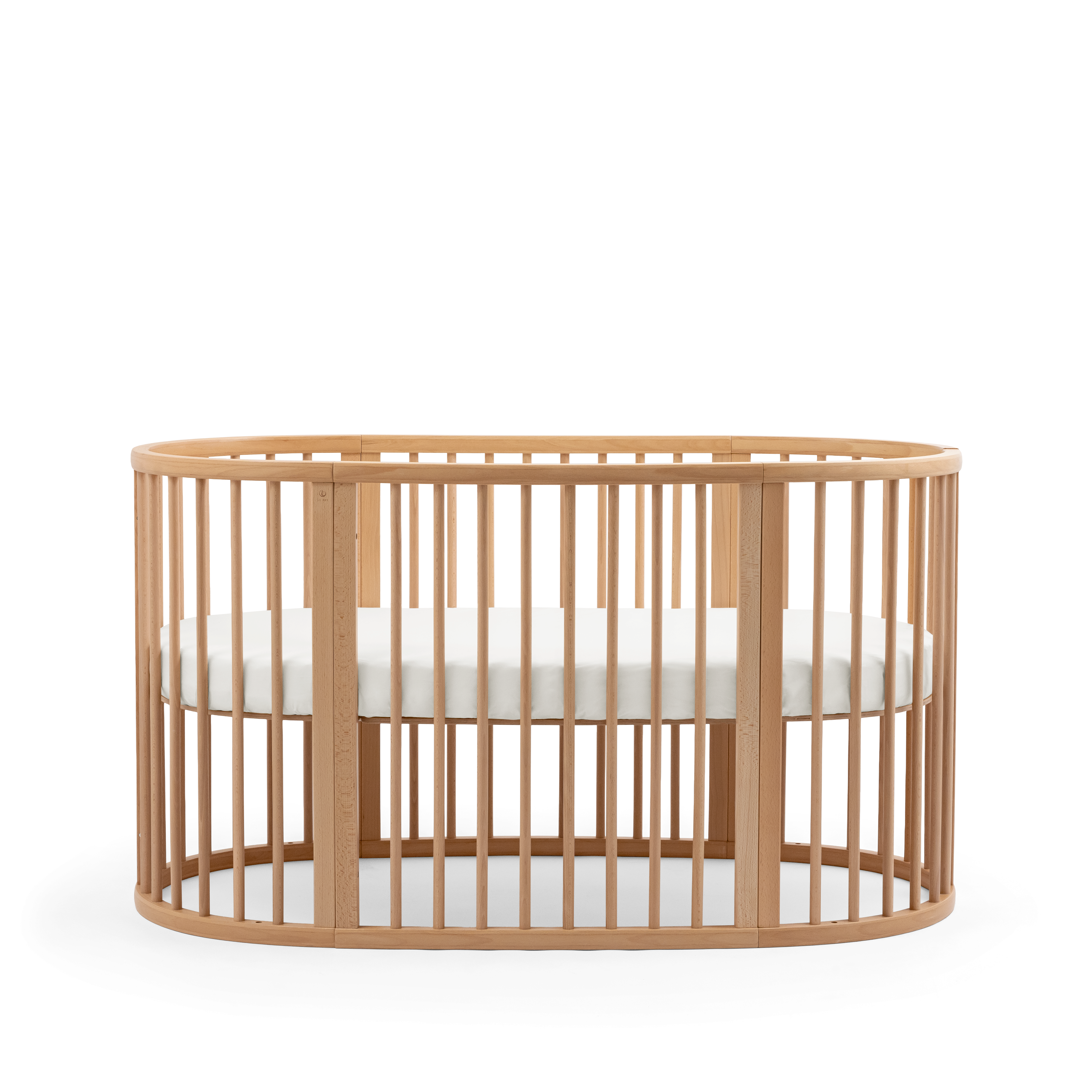Stokke® Sleepi™ Bed Natural. Fitted Sheet White. galery image 1