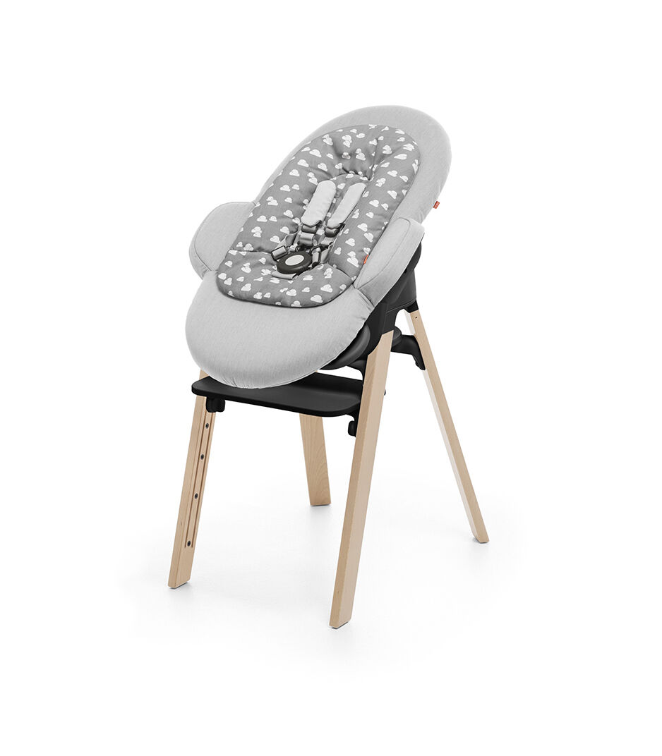 stokke steps bouncer grey clouds