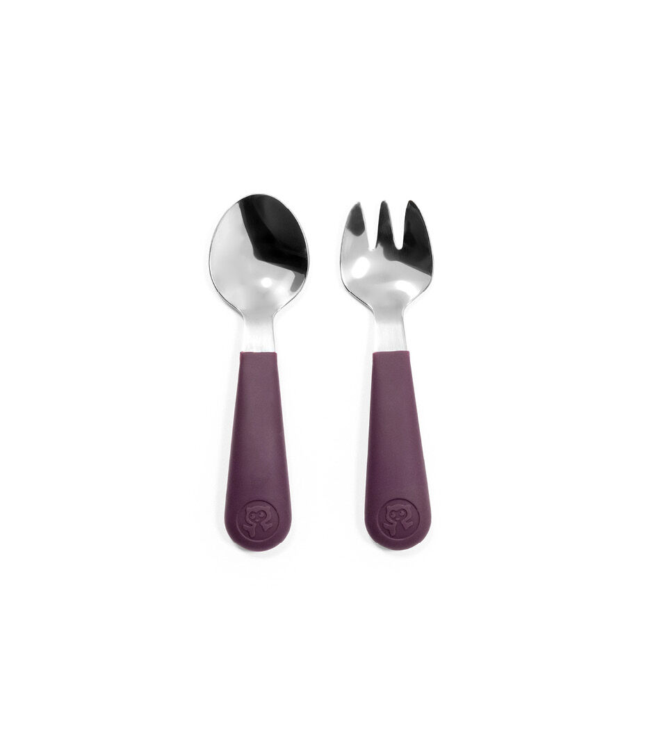 Stokke® Munch™ Cutlery, Purple, mainview