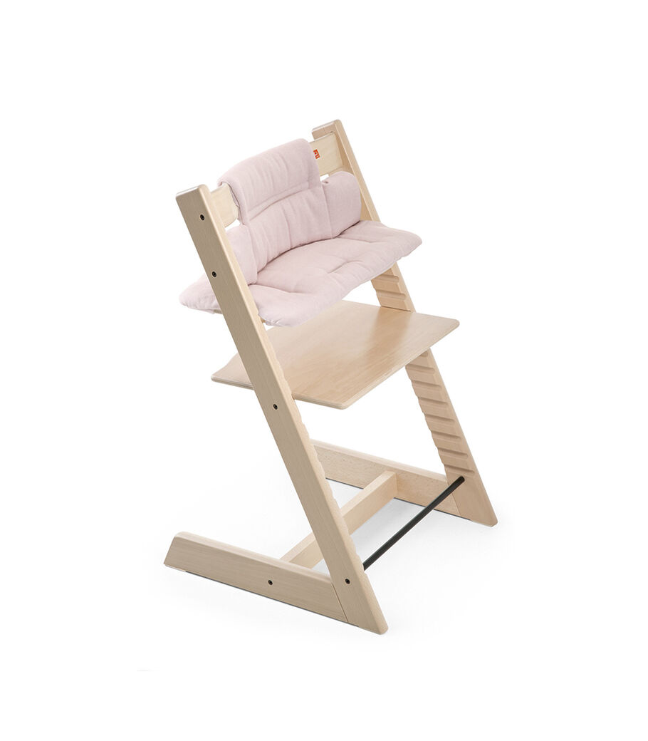 Tripp Trapp&reg; Natural with Classic Baby Cushion Pink Tweed