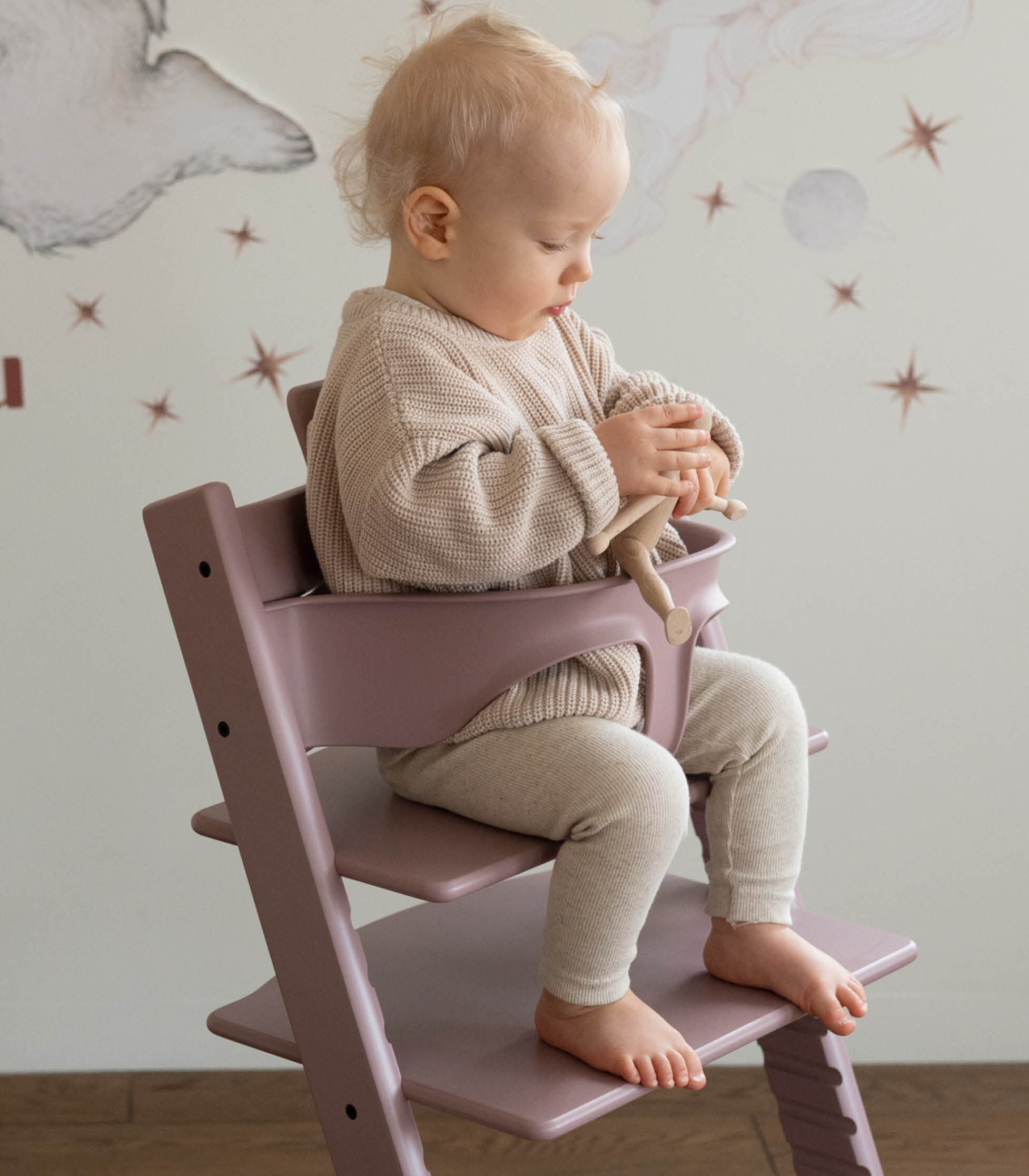 【美品】トリップトラップ 6ナンバー ナチュラル　子供　赤ちゃん　椅子 Amazon | Stokke(ストッケ) トリップトラップ ベビーチェア