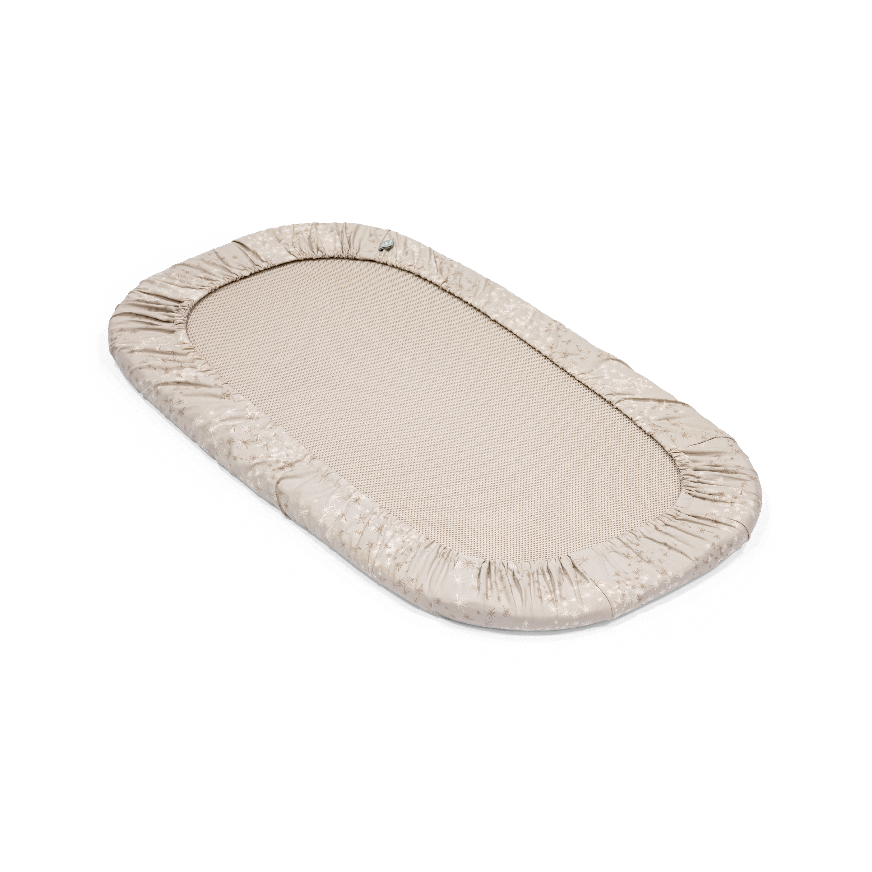 Stokke® Snoozi™ Fitted Sheets, Dandelion Beige / Vanilla Cream, mainview galery image 6