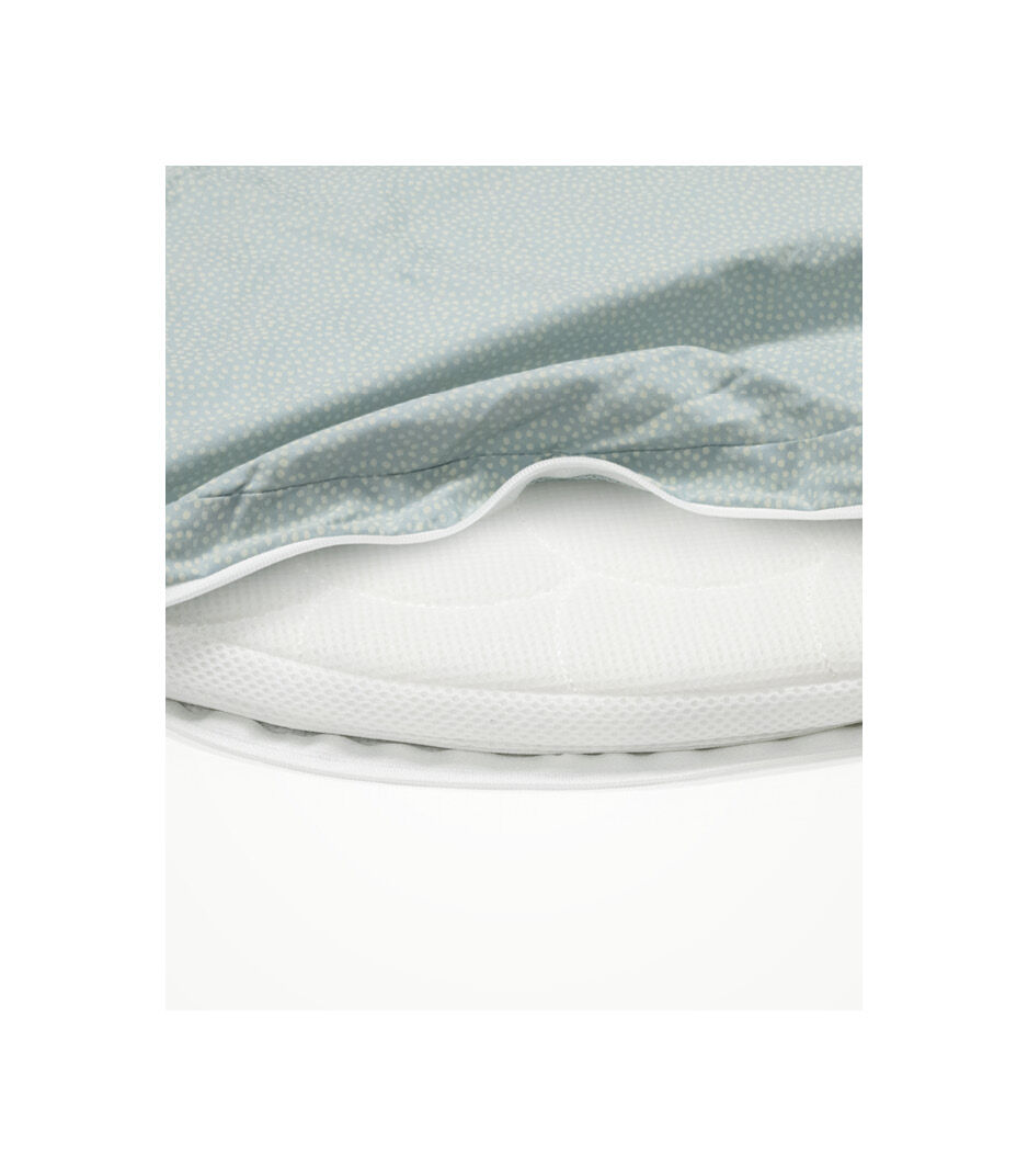 Stokke® Sleepi™ Mini Fitted Sheet V3, 鼠尾草點點, mainview 圖庫圖像 3