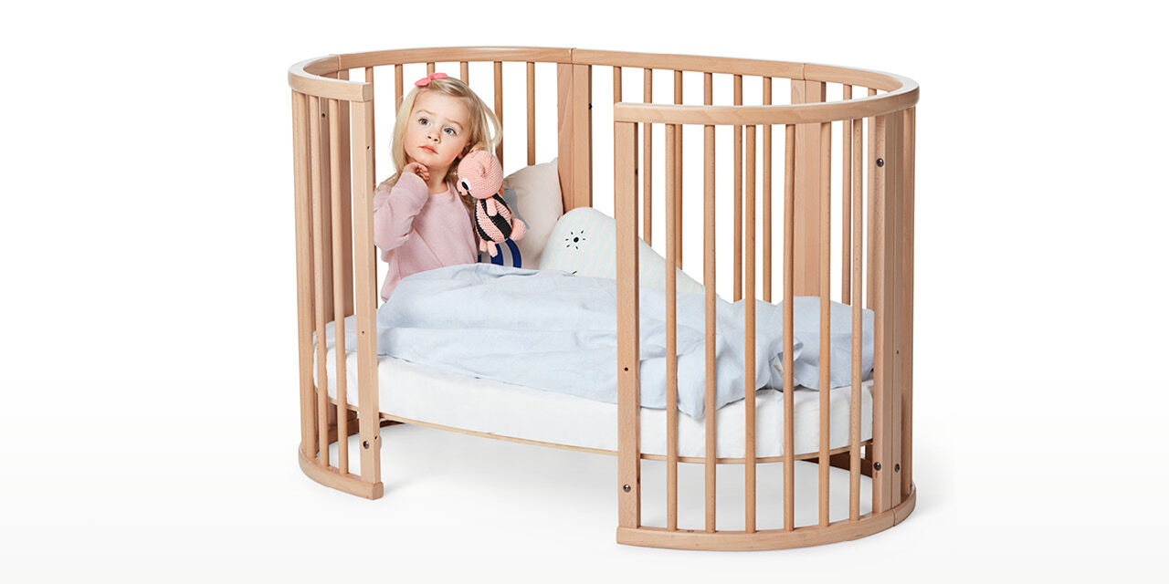 Convertible Baby Crib to Full Toddler Bed Stokke Sleepi Bed