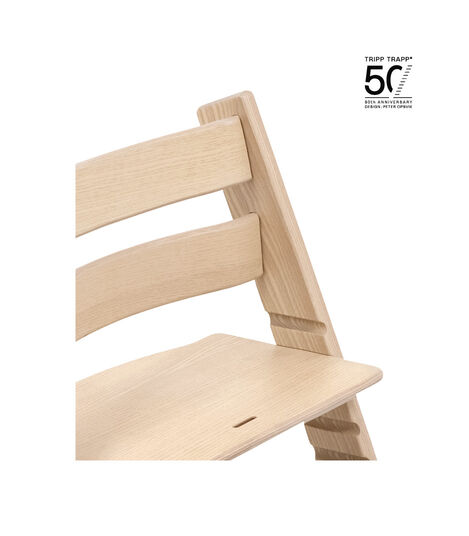 Krzesełko Tripp Trapp® 50. rocznica Jesion naturalny biały, Jesion naturalny biały, mainview view 6